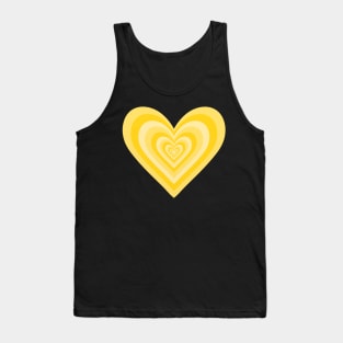 Golden Yellow Expanding Hearts Tank Top